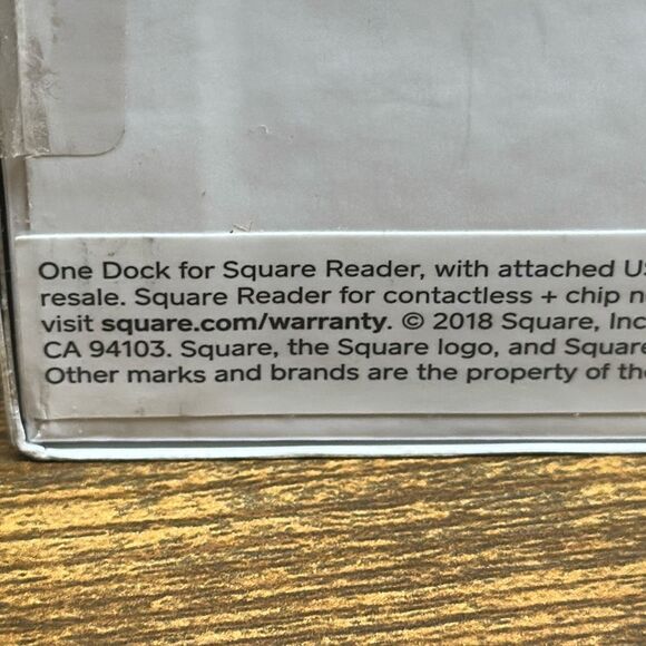 Square Dock for Square Reader Square A-SKU-0120 Dock for Contactless Credit Card - Picture 7 of 7